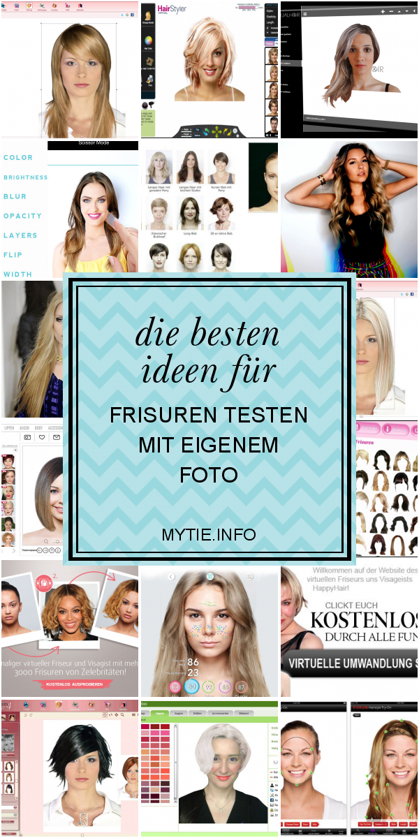 Die Besten Ideen Für Frisuren Testen Mit Eigenem Foto